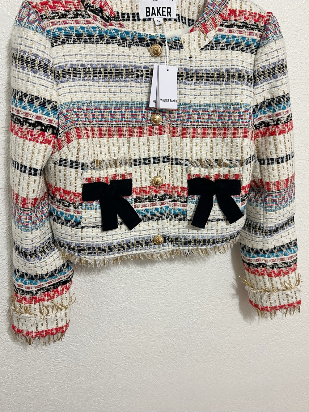 NWT Anthropologie Walter Baker Jones Tweed Jacket - Picture 6 of 11